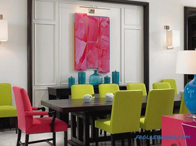 Türkiz szín a belső térben, amit kombinál és 40 fotó példát használ