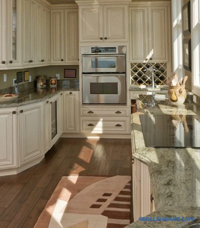 Fehér konyha egy belső térben - 41 fotó ötlet egy klasszikus fehér színű konyha konyhájáról