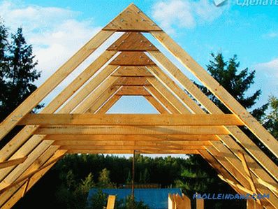 Tetőtető tetőt csináld magad - egy tetőfedő tető + fotó