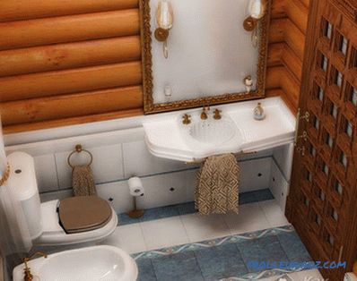 Fürdőszoba vízszigetelése egy faházban