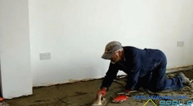 A padló szintezése a laminátum alatt - fa vagy beton + videó