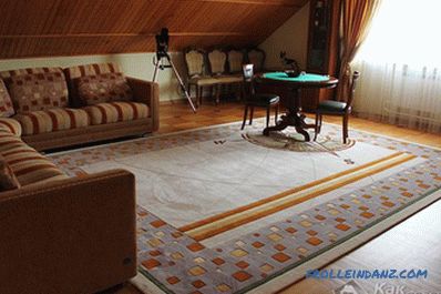 Hogyan válasszunk egy szőnyeget a padlón