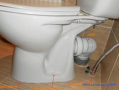 Hogyan kell telepíteni a WC-t a csempe csináld magad
