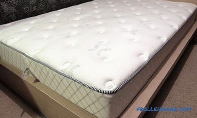 Hogyan válasszunk egy matracot egy ágyra, tekintettel a matracok méretére, töltőanyagaira és típusaira + videóra