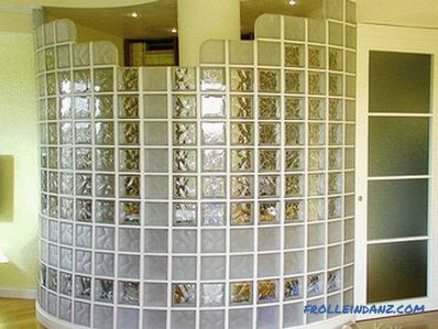 Az üvegtömbök telepítése - az üvegtáblák falainak beszerelésére vonatkozó utasítások