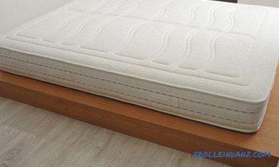 Hogyan válasszunk egy matracot egy kétszemélyes ágyra ortopéd hatással + videó