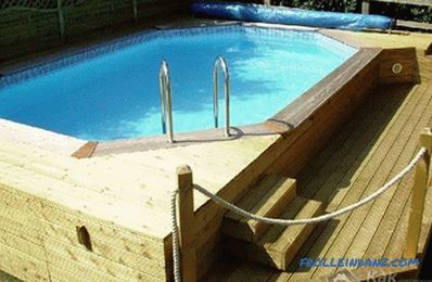 Fából készült medence csináld magad - hogyan építsünk