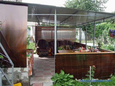 Hogyan készítsünk polikarbonát verandát