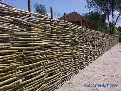 Hogyan készítsünk fából készült kerítést - fából készült kerítést