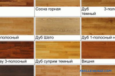 Fa padló: ajánlások és jellemzők