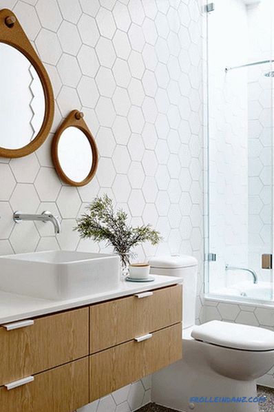 Skandináv stílusú fürdőszoba - tervezési szabályok és fotó-ötletek
