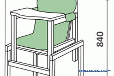 Bébi szék csináld magad: anyagok, összeszerelés