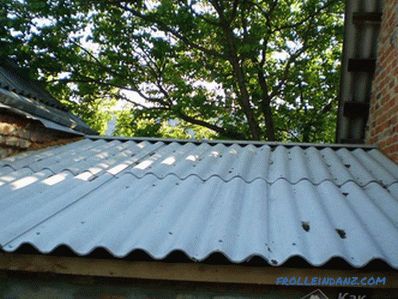 Hogyan lehet javítani a garázs tetőjét - javítsuk meg a garázs tetőjét