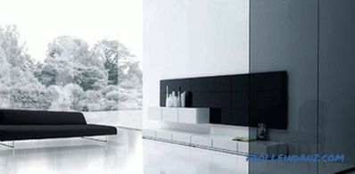 A minimalizmus stílusa a belső térben - a design és a fotó ötletek szabályai