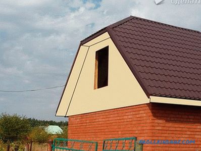 A csípő tetővel csináld magad - a tetőfedő tető + fotó