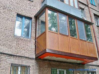 Javítsa meg az erkélyt saját kezével - a panelházban, a Hruscsovban + fotó
