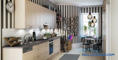 Skandináv stílusú konyha - belsőépítészeti kialakítás, 70 fotó-ötlet