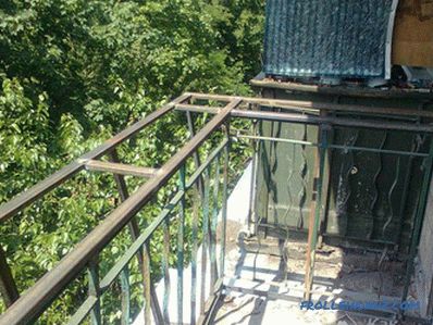 Az erkély előkészítése az üvegezéshez - előzetes munka az erkély üvegezésére