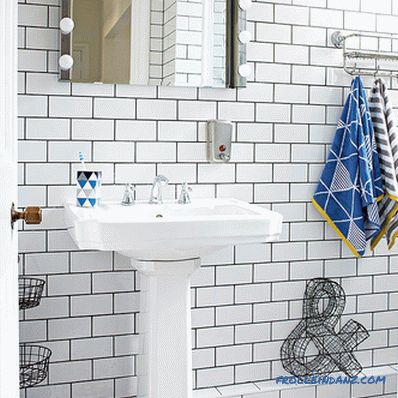 Kis fürdőszoba kialakítása - ajánlások és ötletek fényképekkel