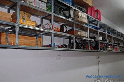 Garázs rendezése saját kezével - garázs felszerelése (+ fotók)