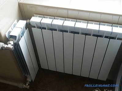 Bimetál radiátor telepítése - bimetál radiátorok telepítése + fotó